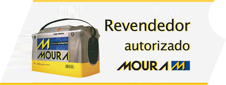 Revendedor autorizado - baterias de carro Moura